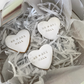 Wedding Favour Heart Biscuits